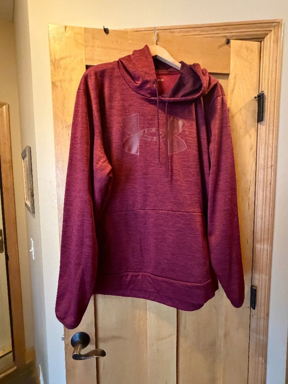 UNDER ARMOUR Men’s “Loose” Pullover Hoodie Red Big Logo 3X